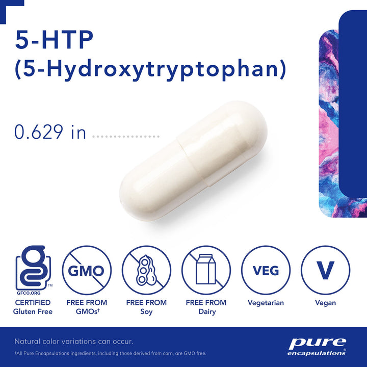5-HTP (5-Hydroxytryptophan) 100 mg. 60's