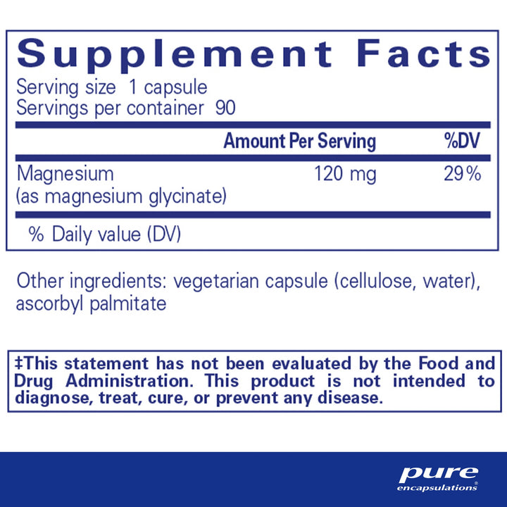 Magnesium (glycinate) 90's