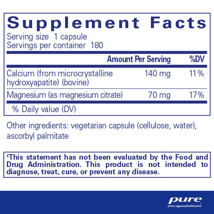 Calcium (MCHA) with Magnesium 180's