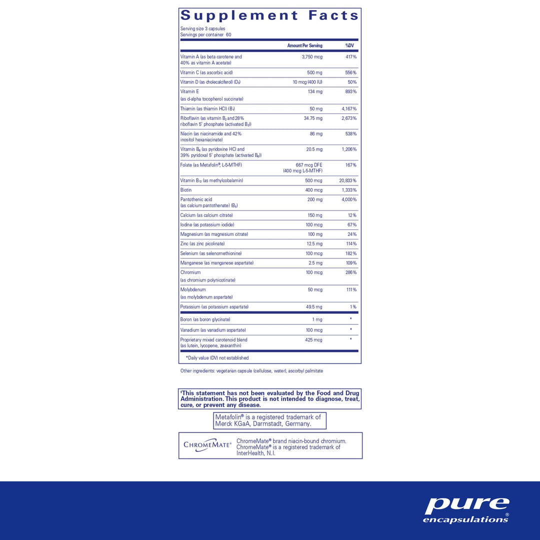 Nutrient 950® A without copper & iron 180's