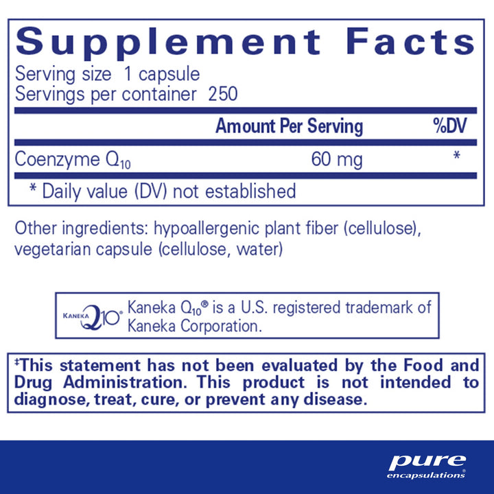 CoQ10 60 mg. 250's