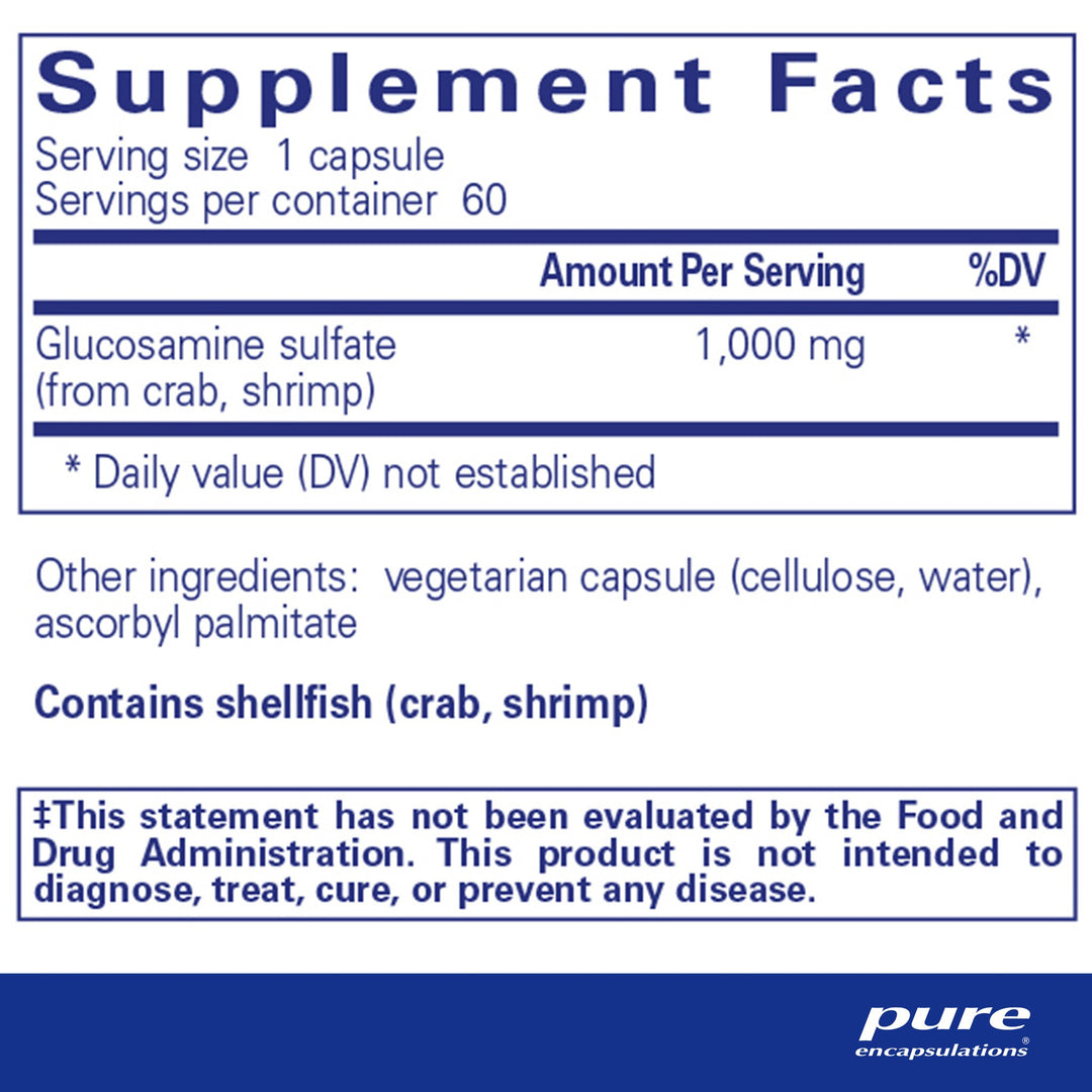 Glucosamine Sulfate 1,000 mg. 60's