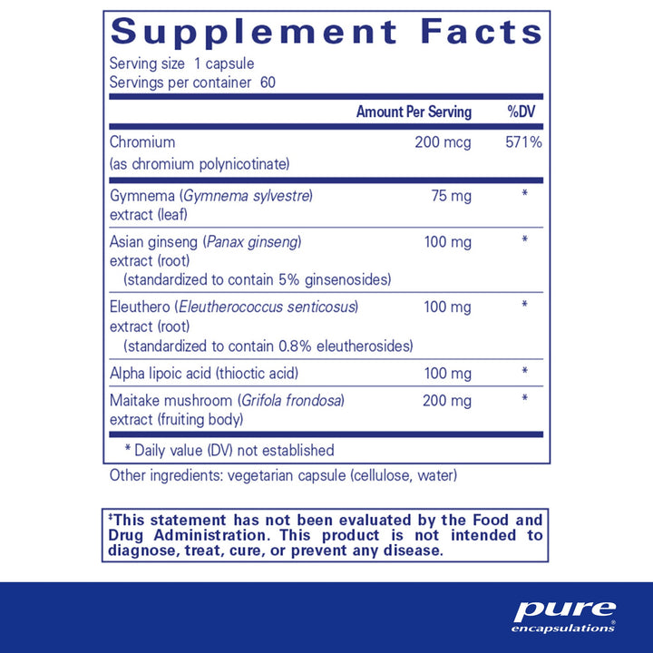 Glucose Support Formula‡ 60's