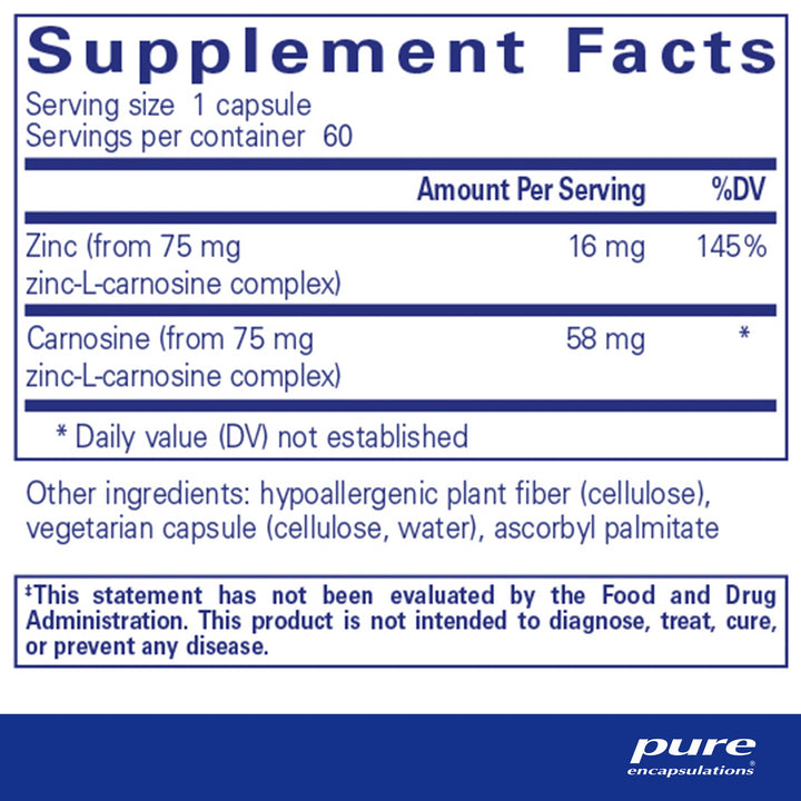 Peptic-Care ZC‡ (Zinc-L-Carnosine)