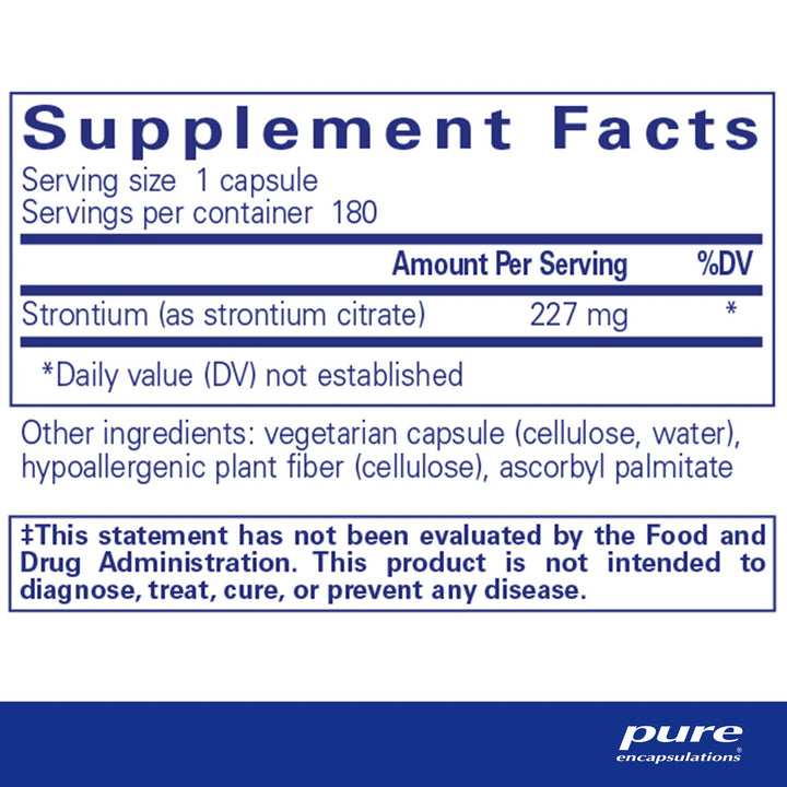 Strontium (citrate) 180's