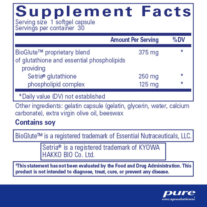 Liposomal Glutathione 30's