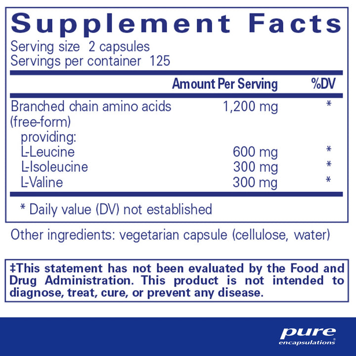 BCAA Capsules 250's