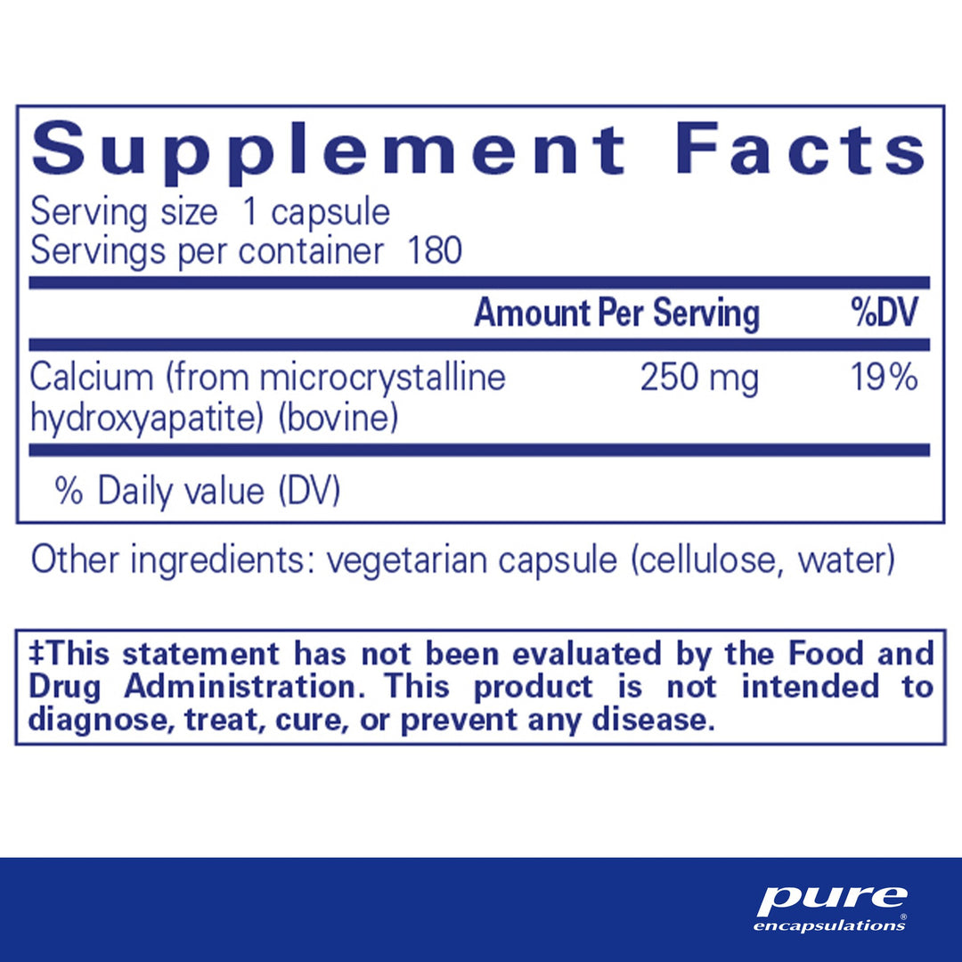 Calcium (MCHA) 180's