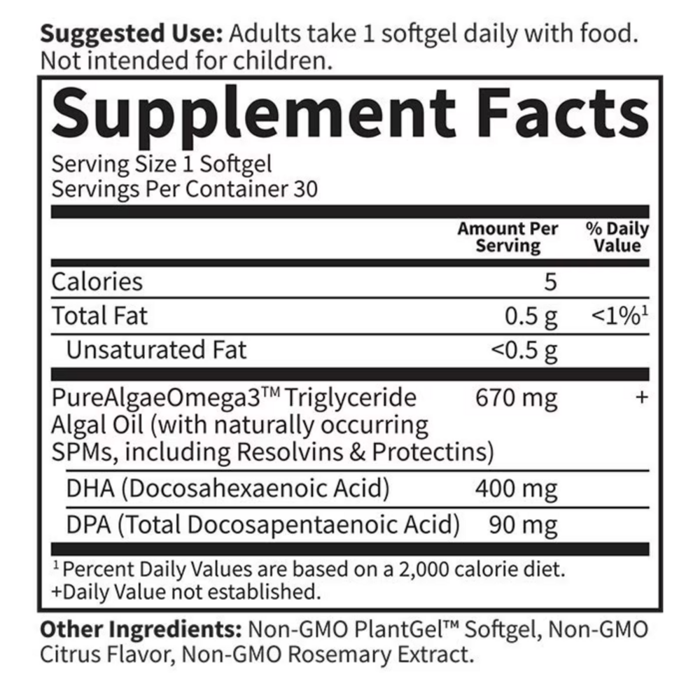 Garden of Life Dr. Formulated Prenatal DHA 30Caps