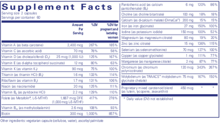 PreNatal Nutrients 120's