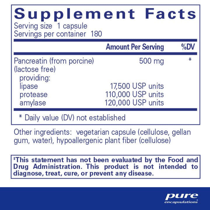 Pancreatic Enzyme 180's